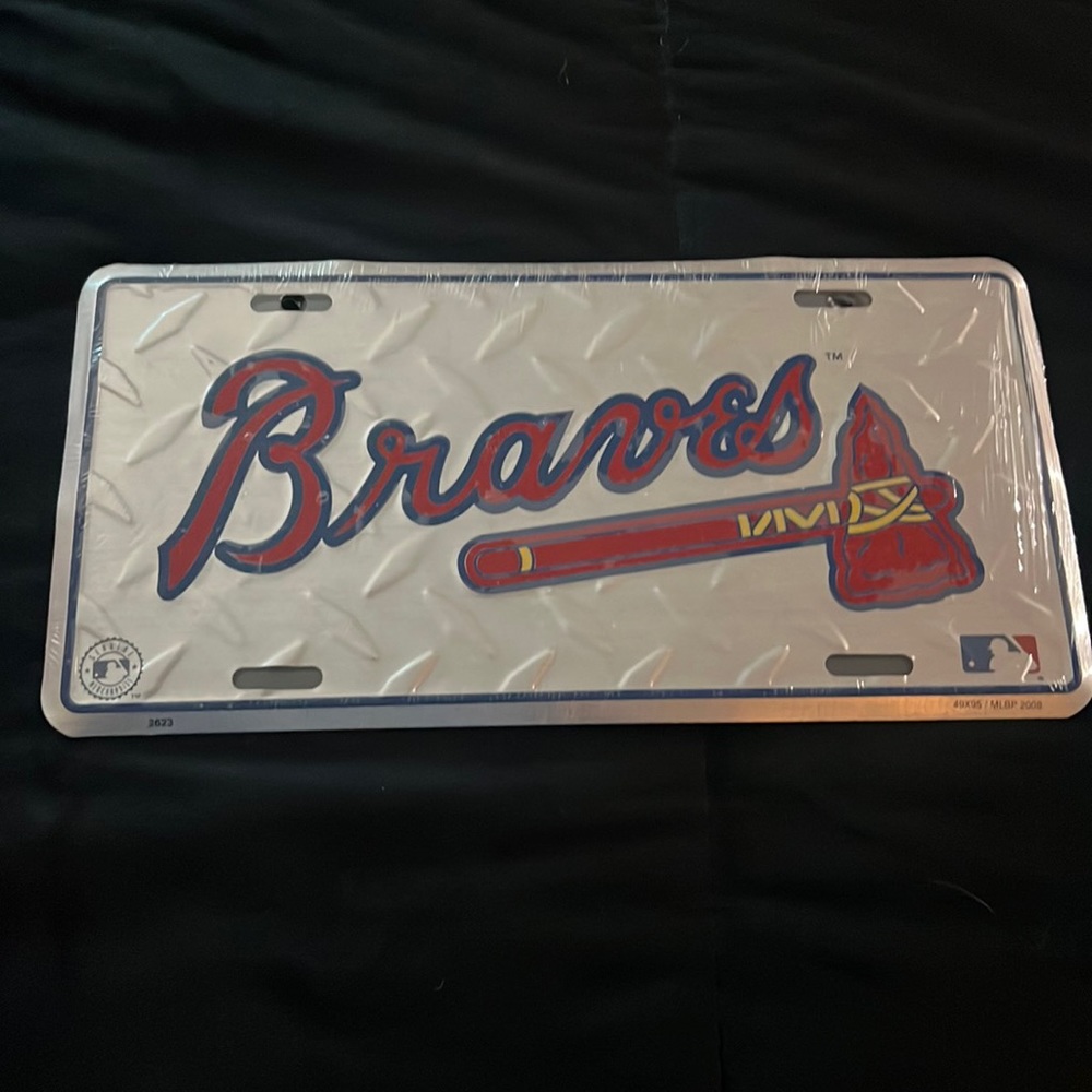 Atlanta Braves License Plate